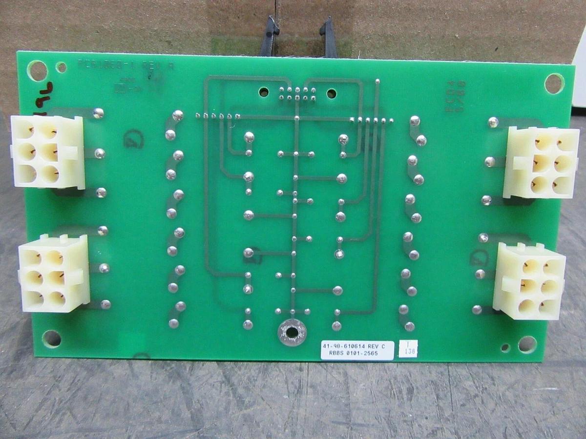 CYBEREX CIRCUIT BOARD 41-98-610614 REV. C PCB-61060-1 REV. A **WARRANTY**