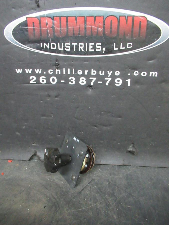 Used ELECTROSWITCH SERIES 31 CONTROL SWITCH 3109C 3-PHASE 125-600 VAC 10-3 AMP