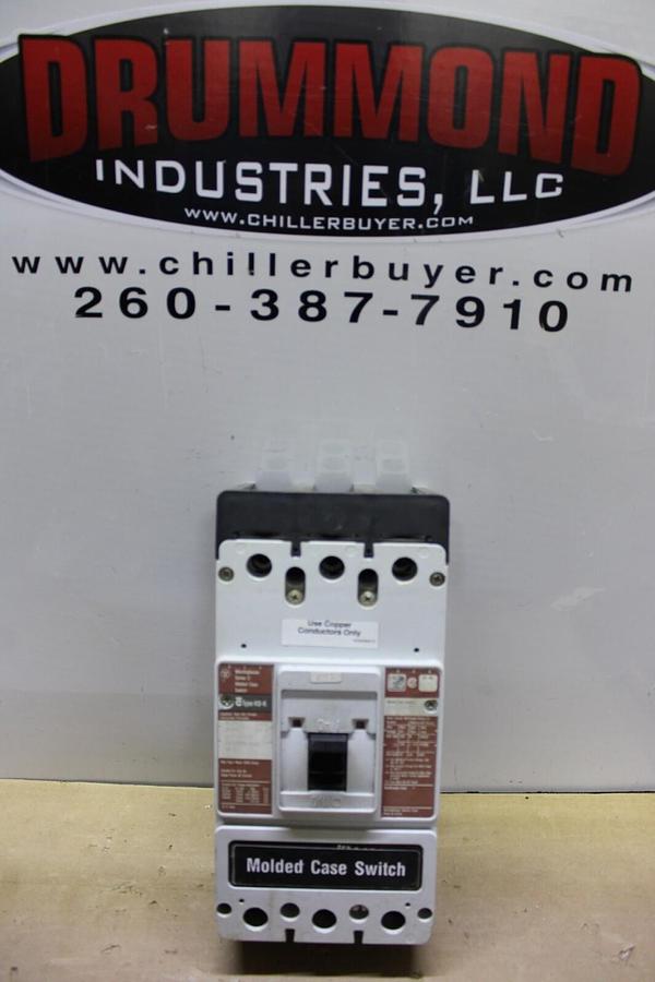 Used CUTLER HAMMER KD-K CIRCUIT BREAKER KD3400KZ02 400 AMP 600 VAC 3-POLE