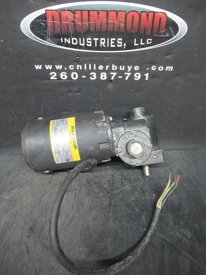 Used BALDOR MOTOR 30-BD-0 115 VDC 0.88 AMP 1/10 HP 30 RPM **WARRANTY INCLUDED**