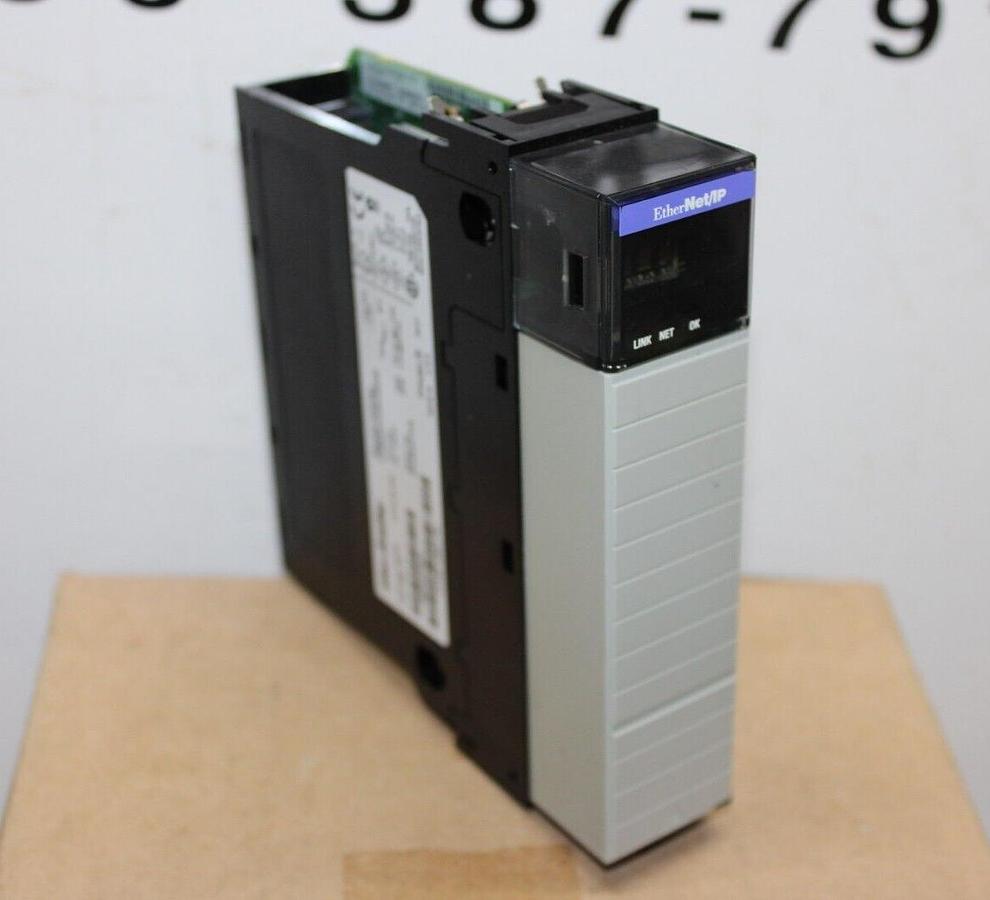 Used ALLEN BRADLEY COMMUNICATION BRIDGE MODULE ETHERNET/IP 1756-ENBT PN-13853