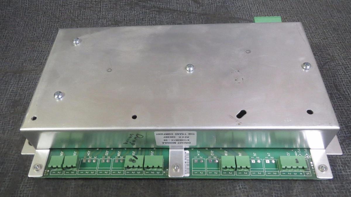 Used TRANE CIRCUIT MODULE  MODEL/REVISION: X13650514-08 REV H **WARRANTY INCLUDED**