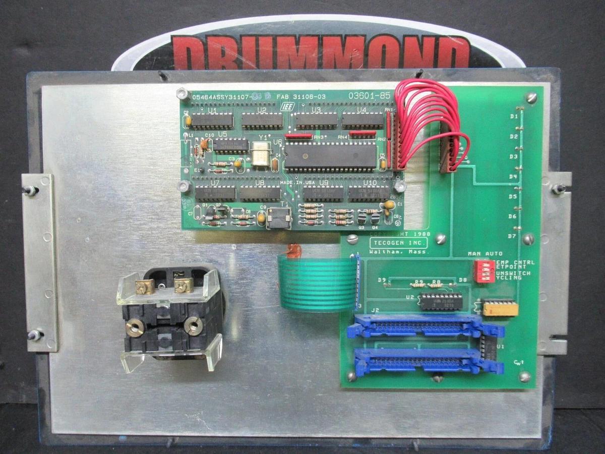 Used TECOGEN INC CHILLER MONITOR 05464-ASSY-31107-03-B 03601-85 31106-03 **WARRANTY**
