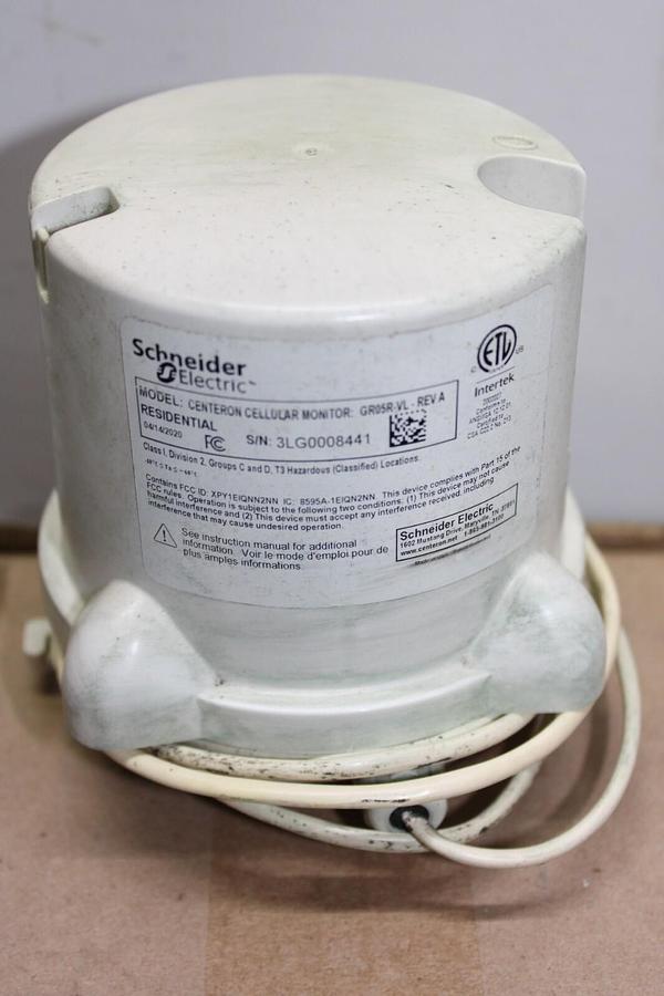 Used SCHNEIDER ELECTRIC CENTERON CELLULAR MONITOR G505R-VL REV. A