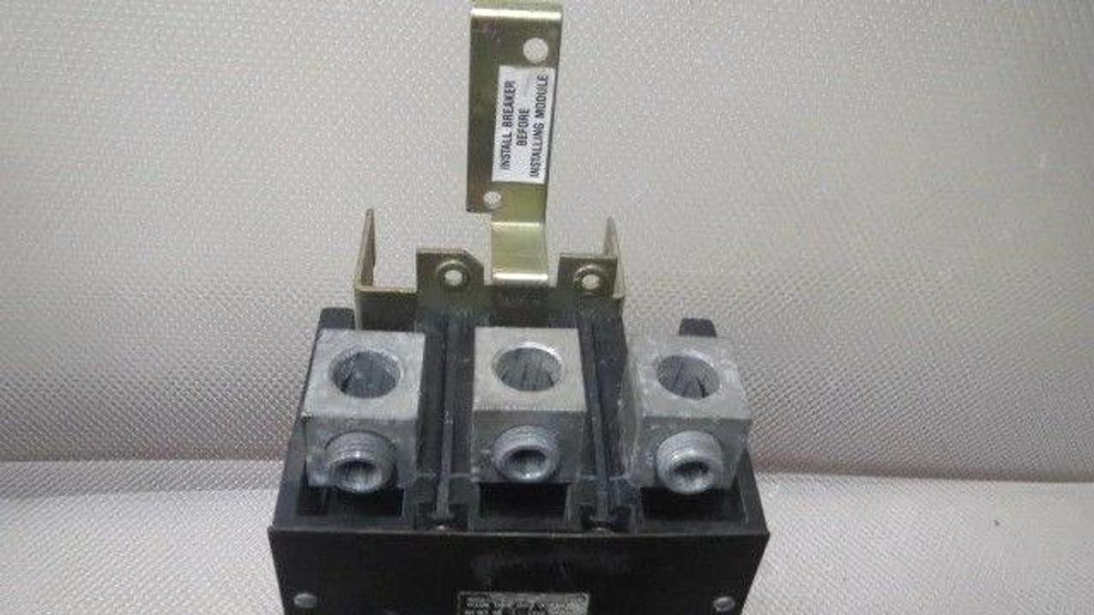 Used SQUARE D I LINE I-LIMITER BREAKER IF36100G 100 AMP 600 V GFM100IF GROUND FAULT