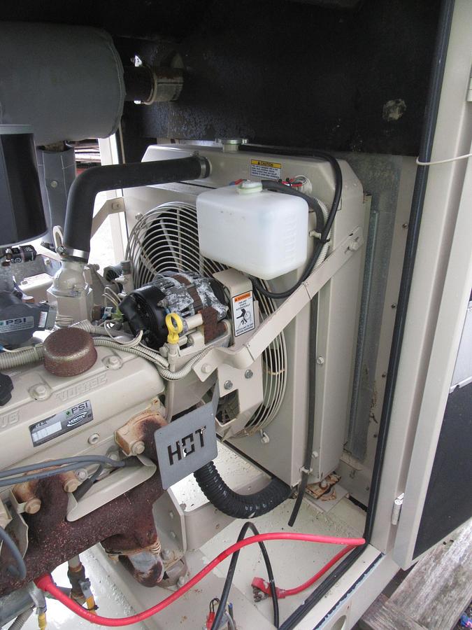 Used 30 KW NATURAL GAS PROPANE GENERATOR KATOLIGHT 120/240V RE-CONNECTABLE 114 HRS VIDEO WE SHIP