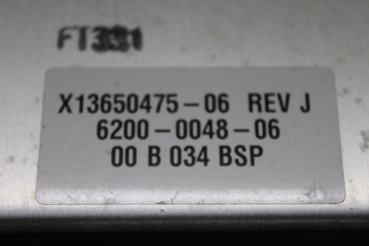 Used TRANE CHILLER CONTROL MODULE X13650475-06 REV. J 6200-0048-06 6400-0809-03