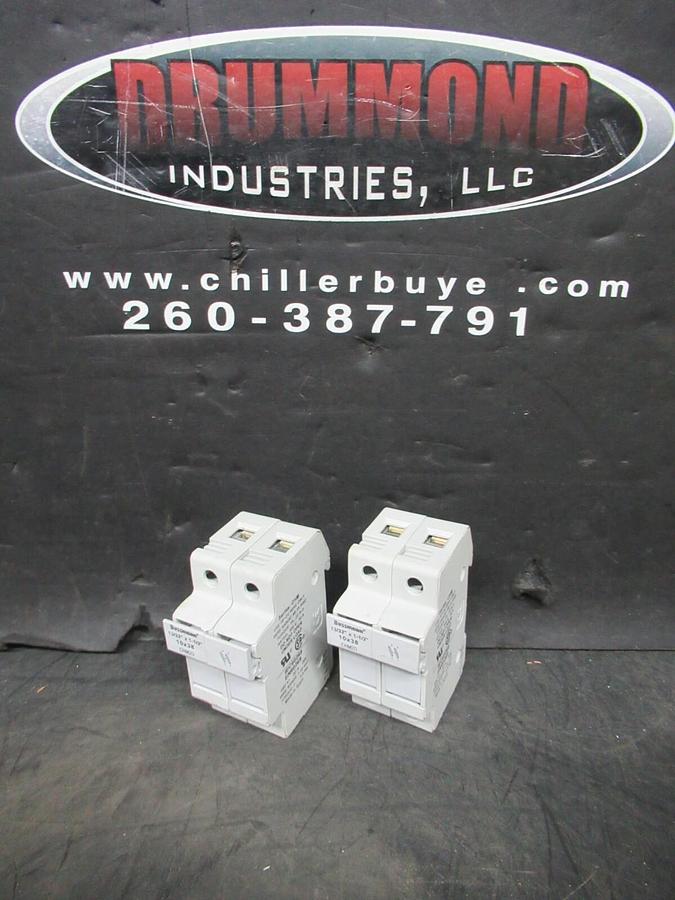 Used LOT OF 2 BUSSMANN FUSE HOLDER CHM2D 13/32"X1-1/2" 10X38 600 VOLT 30 AMP