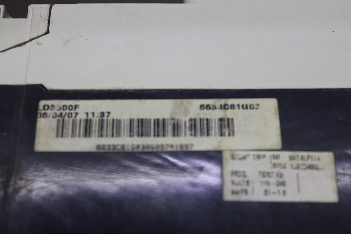 Used CUTLER HAMMER CIRCUIT BREAKER LD3600F 600 AMP 600 VAC 3-POLE *WARRANTY*