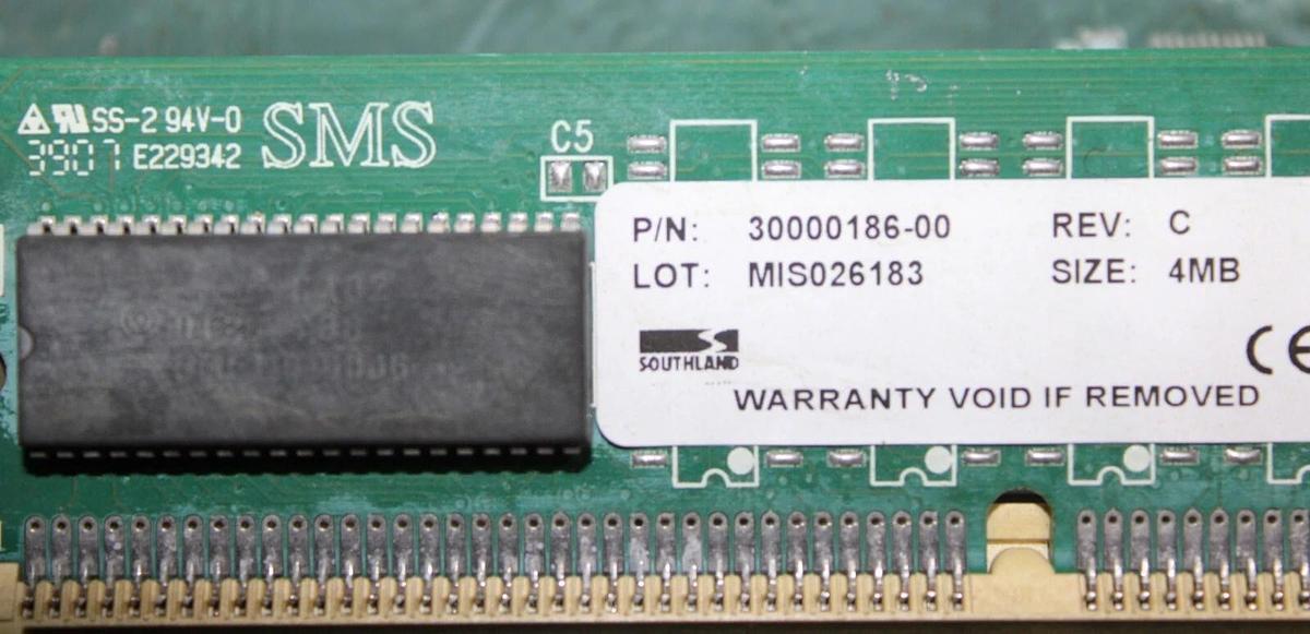 Used APS CONTROLLER CIRCUIT BOARD 30539-2_00 30538-2 REV. D W/ 4 MB MEMORY