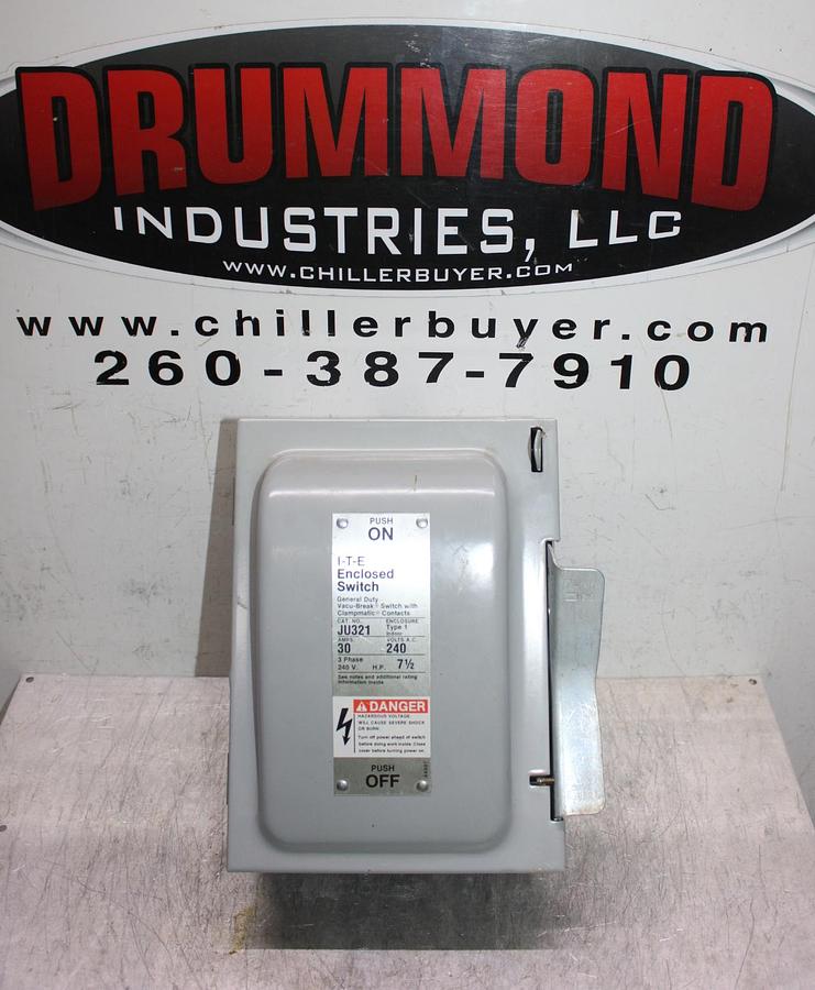 Used ALLEN BRADLEY DISCONNECT SWITCH 1494V-DS100 100 AMP 600 VOLT 30 HP 3-PHASE