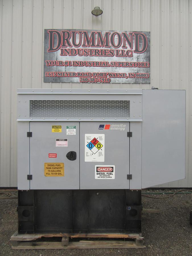 Used 20 KW DIESEL GENERATOR MTU 120/240 V 4LE1 ISUZU SOUND ENCLOSED 48 HRS  VIDEO