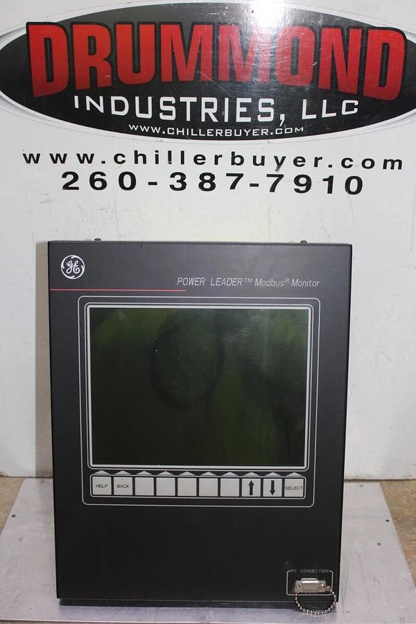 Used GENERAL ELECTRIC POWER LEADER MODBUS MONITOR PLMNTR2 240 VAC 4 AMP TYPE 12