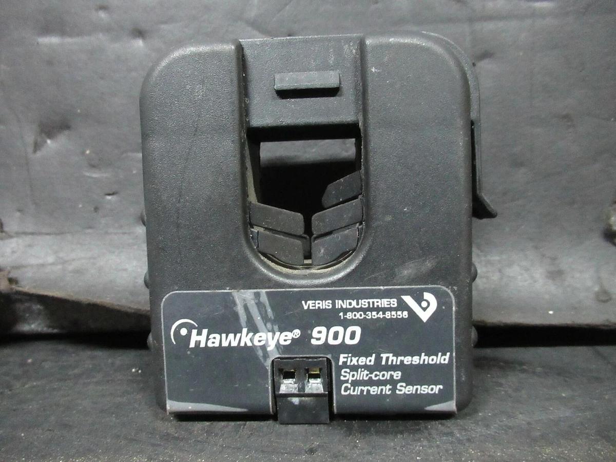 Used VERIS HAWKEYE 900 DIGITAL CT CURRENT TRANSFORMER SENSOR FIXED THRESHOLD WARRANTY