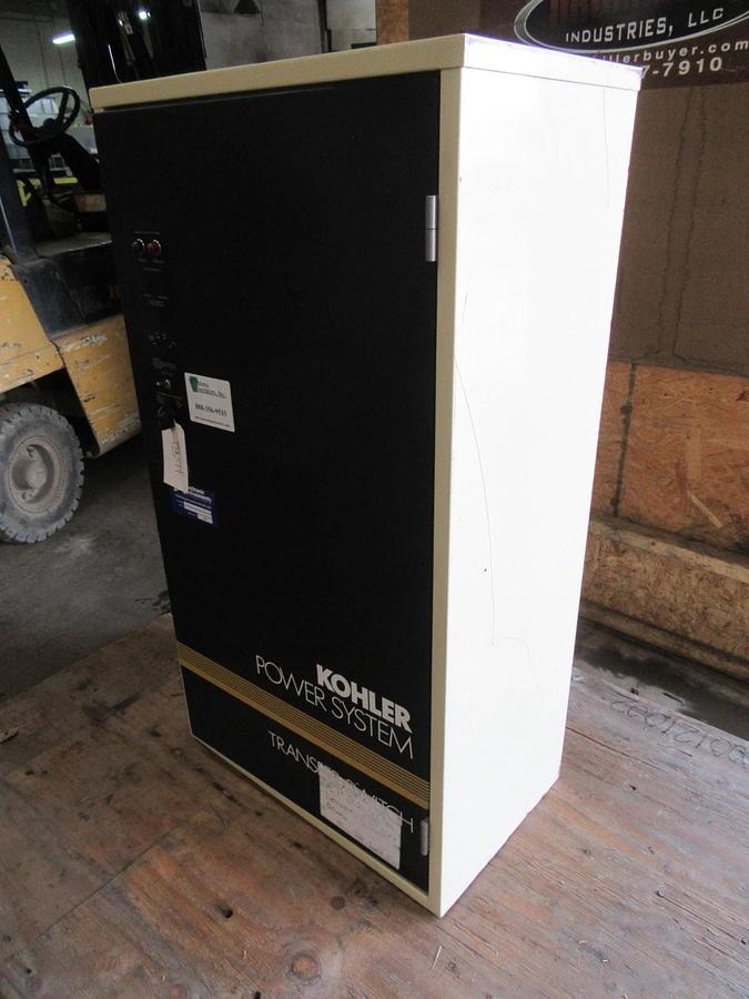 Used 260 AMP KOHLER ASCO ATS AUTOMATIC TRANSFER SWITCH K-164231-260 240 V 1 PH 60 HZ