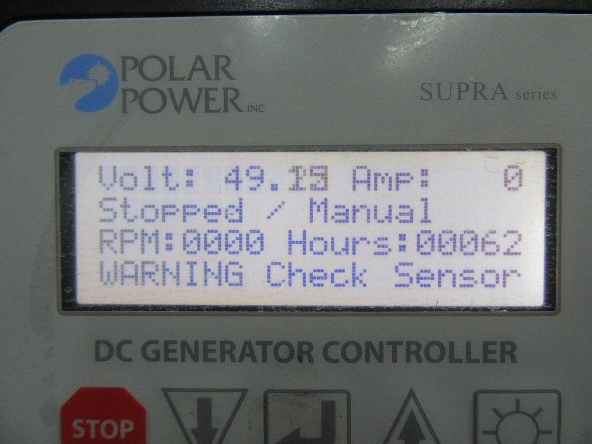 Used POLAR POWER 15KW DC GENERATOR DIESEL YANMAR 3TNV88 40-60V DC 62 HRS 2016 *VIDEO*
