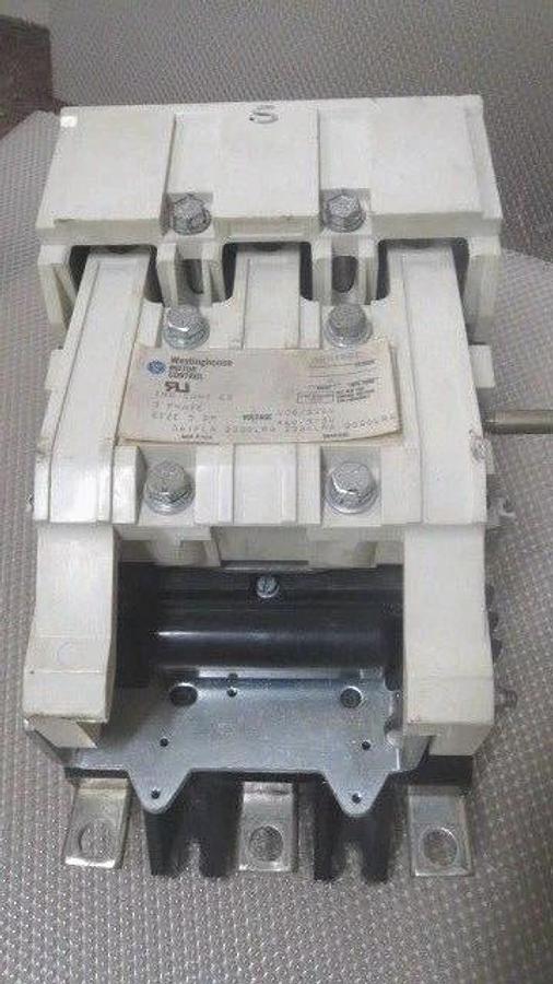 Used WESTINGHOUSE CONTACTOR SIZE 5 DP 361 FLA 2320 LRA 3 PHASE MODEL A201KGC