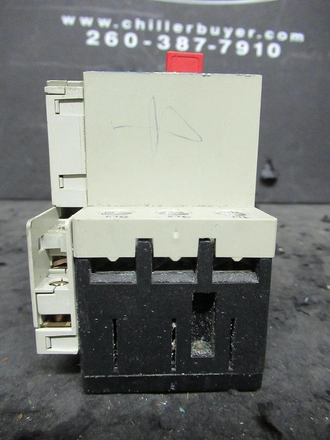 Used TELEMECANIQUE MANUAL MOTOR STARTER GV1-M14 5 HP @ 460 VAC 3 PH 6 - 10 AMPS
