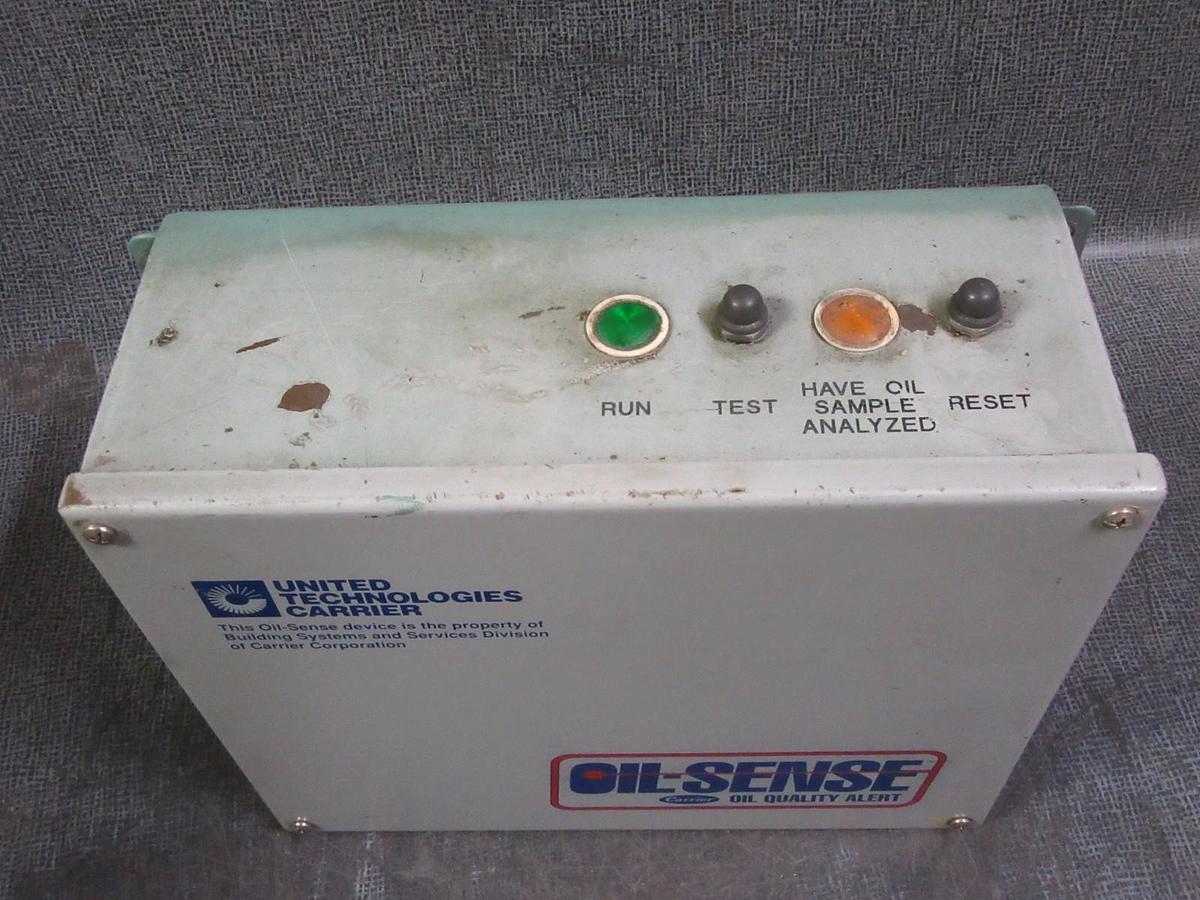 Used CARRIER OIL-SENSE QUALITY MONITORING SENSOR 32GA400504 115V 1 PHASE