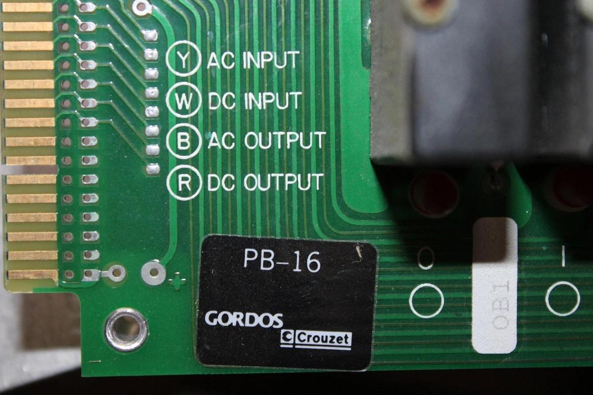 Used CROUZET GORDOS CHANNEL I/O CIRCUIT BOARD PB-16 **WARRANTY INCLUDED**