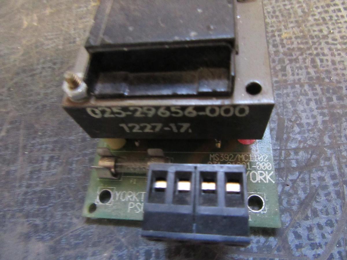 Used YORK CHILLER HVAC POWER SUPPLY 031-01091-000 MS392 MC1102 YORKTALK 025-29656-000