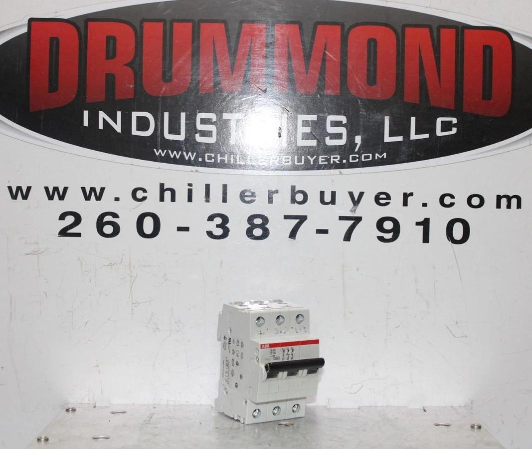 Used ABB CIRCUIT BREAKER S203-D10 400 VAC 3-POLE **WARRANTY INCLUDED**