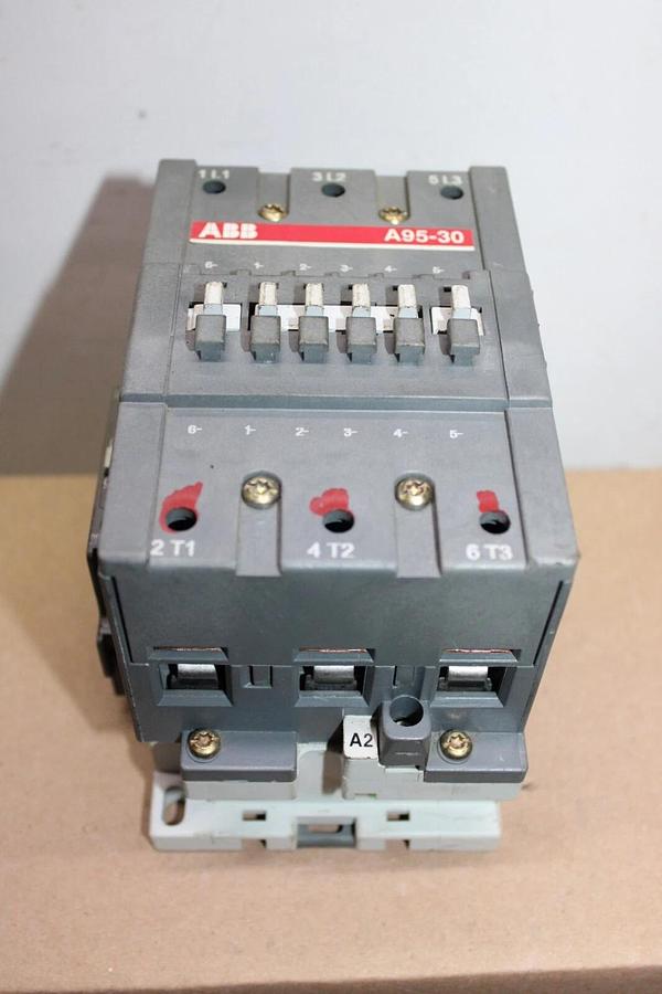 Used ABB CONTACTOR A95-30 125 AMP 600 VAC 75 HP 3-POLE COIL: 120 VOLT **WARRANTY**