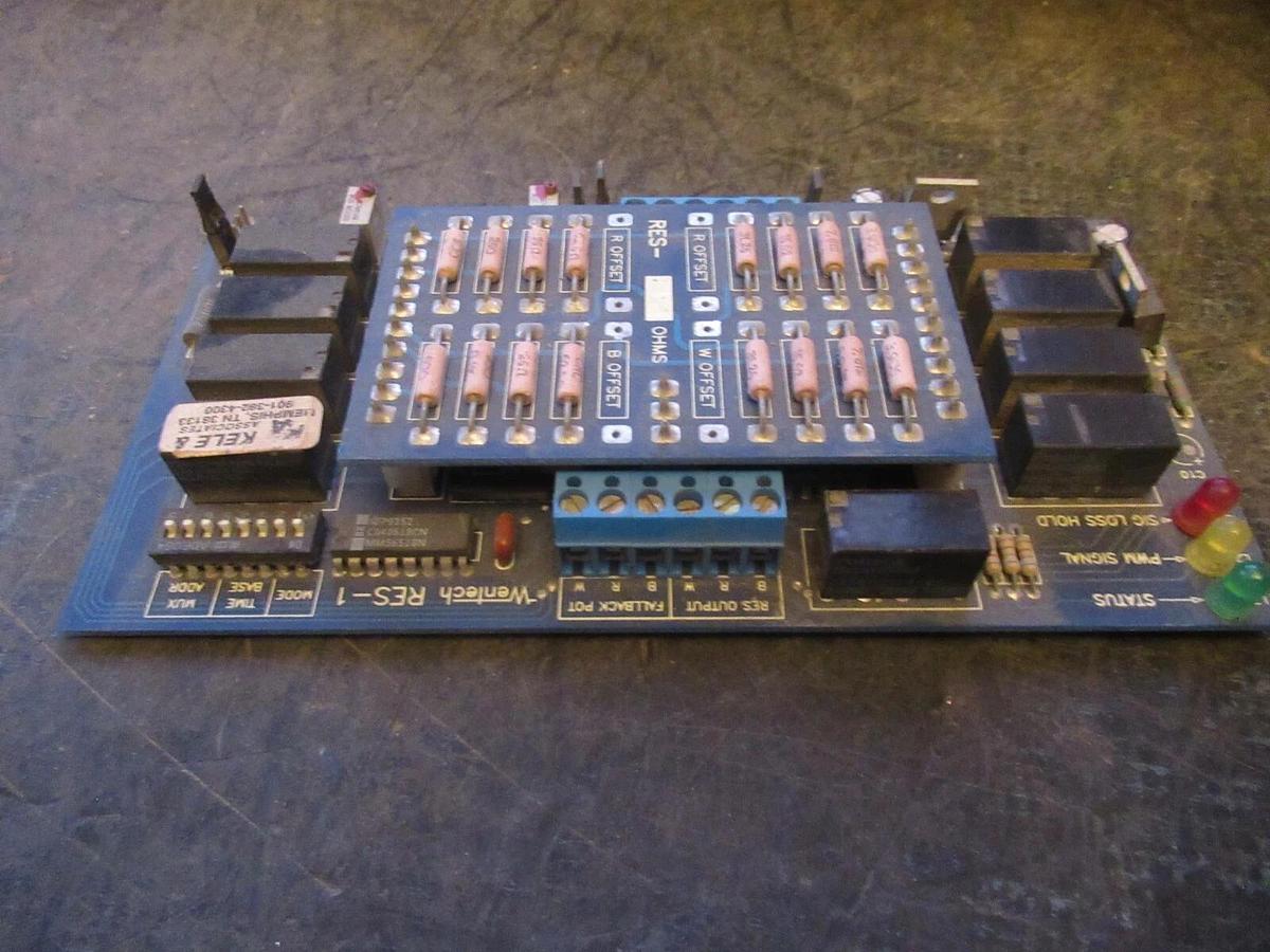 Used WENTECH UNIVERSAL RESISTANCE TRANSDUCER CIRCUIT BOARD RES-1 *WARRANTY INCLUDED*