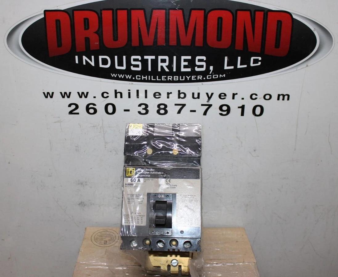 NEW SURPLUS SQUARE D I-LINE CIRCUIT BREAKER FA36060 60 AMP 600 VOLT 3-POLE
