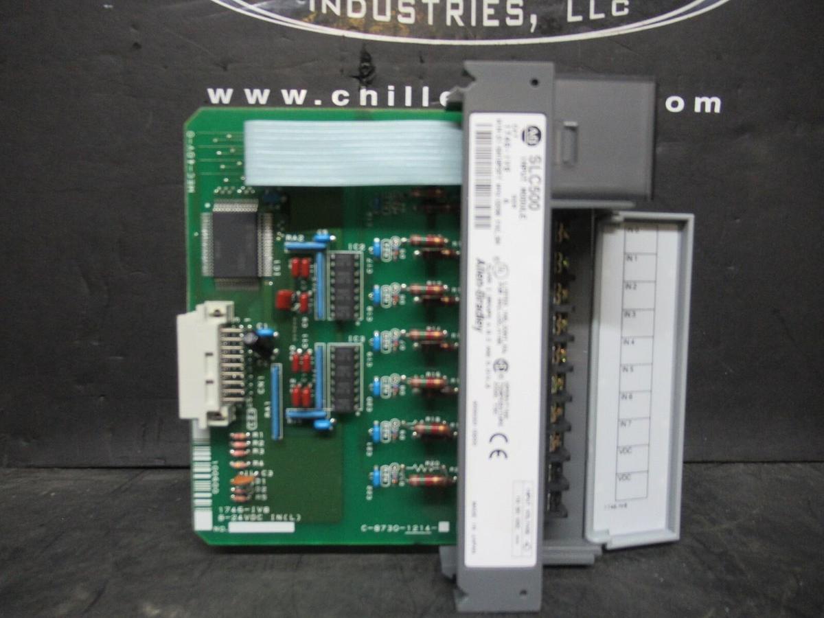 Used ALLEN BRADLEY SLC-500 INPUT MODULE 1746-IV8 SER. A **WARRANTY INCLUDED**