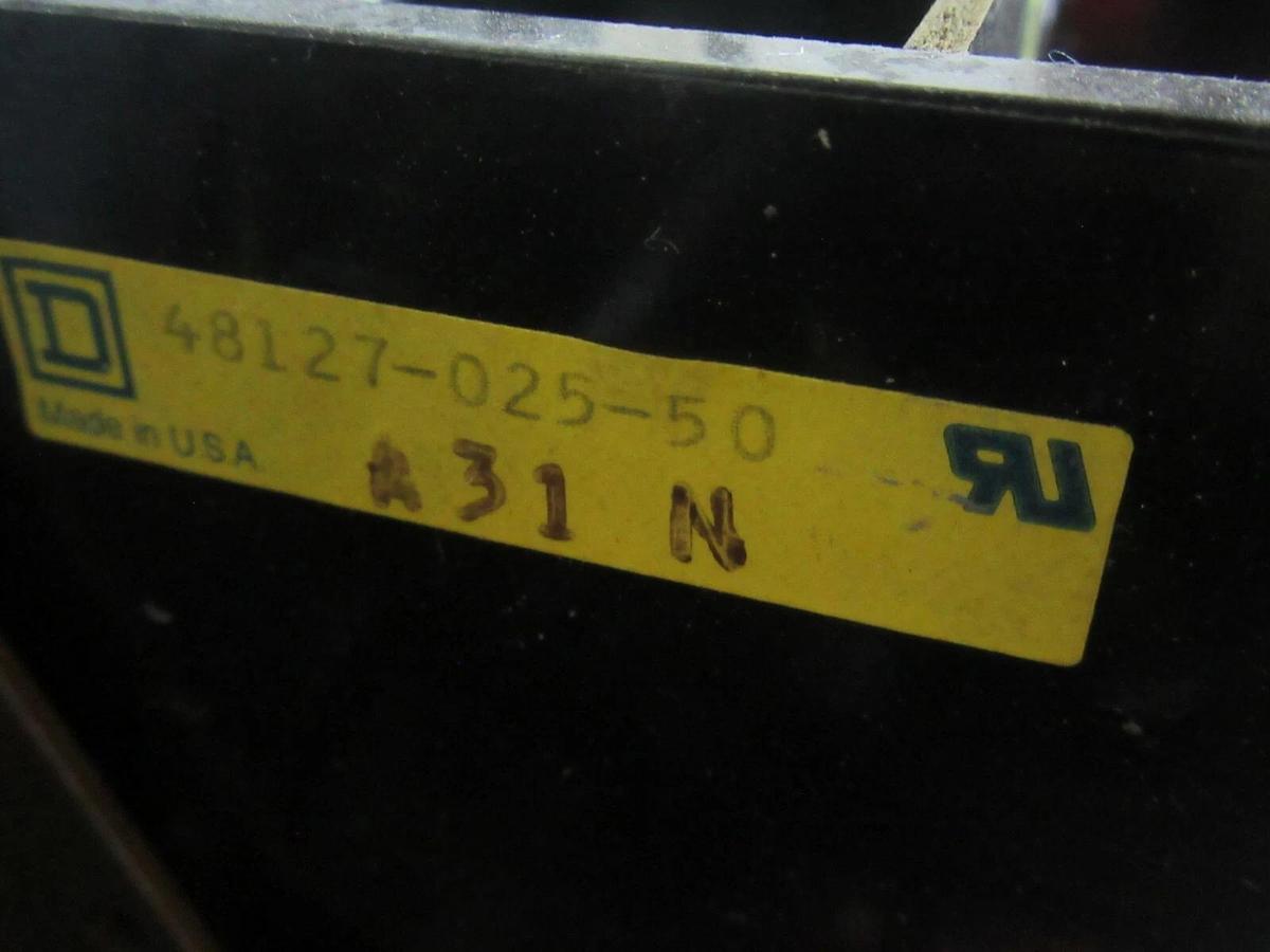 Used SQUARE D MCC FUSIBLE STARTER BUCKET 8998-NE-403 SER. B 12" MODEL: 4 NEMA 1