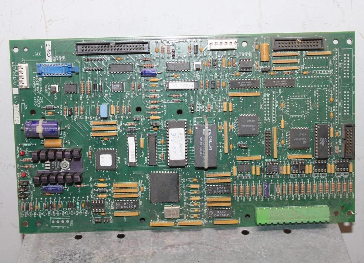 Used BENSHAW REDISTART MICRO COMPUTER CARD CIRCUIT BOARD BIPCM1CPU *WARRANTY*