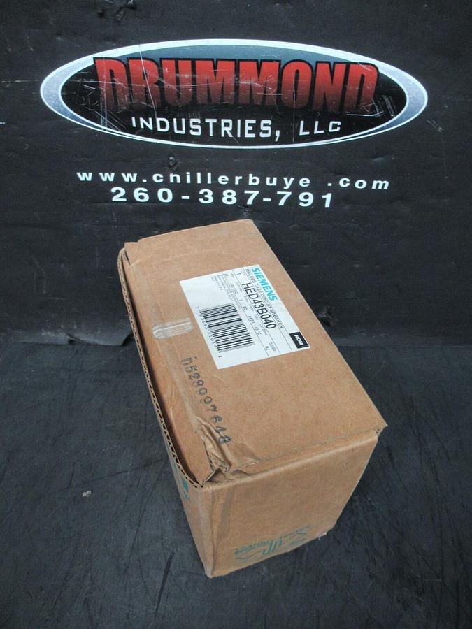 SIEMENS CIRCUIT BREAKER HED43B040 40 AMP 480 VAC 3-POLE **NEW IN BOX**