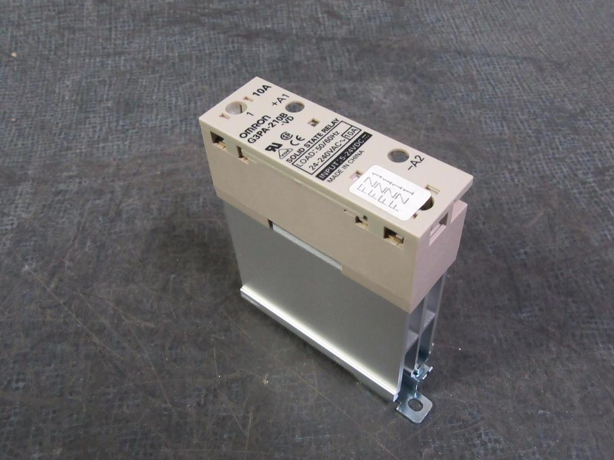 Used OMRON SOLID STATE RELAY 24-240 VAC 10 AMP  MODEL: G3PA-210B-VD **WARRANTY**
