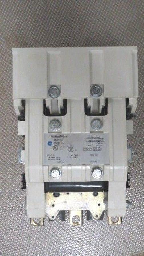 Used WESTINGHOUSE MOTOR CONTROL STARTER SIZE 5 270/300 AMP 600 VAC MODEL A201K5CAC