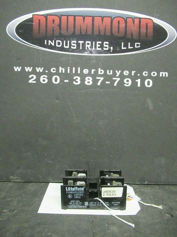 Used LITTELFUSE FUSE LUG SET LR60030C2SQ 600 VOLTS 30 AMP **WARRANTY INCLUDED!**