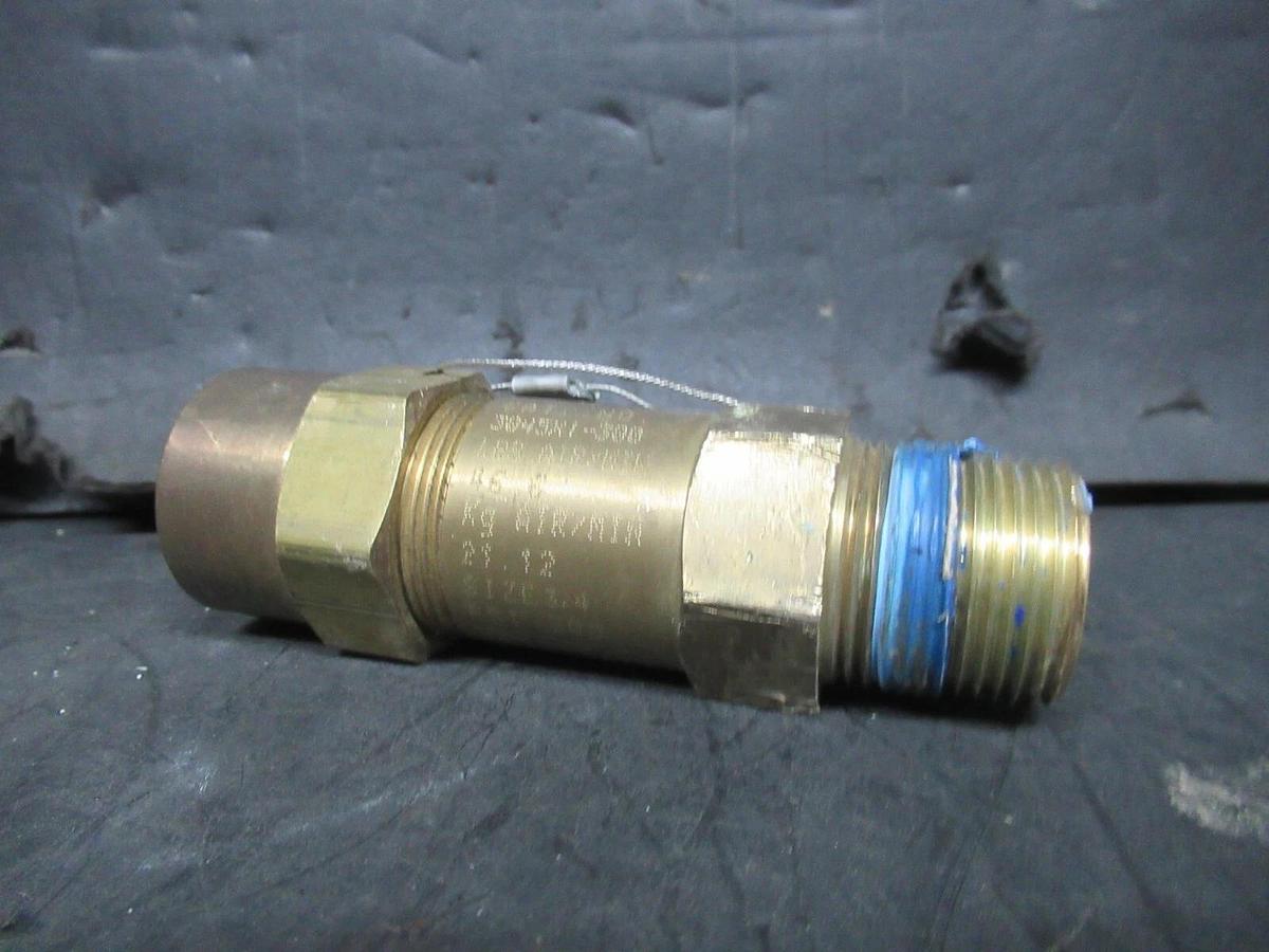 Used EB51FZ-242 / 3045X1-300 RELIEF VALVE 3/4" 300 PSI 20.7 BAR 21.12 kg AIR/SEC