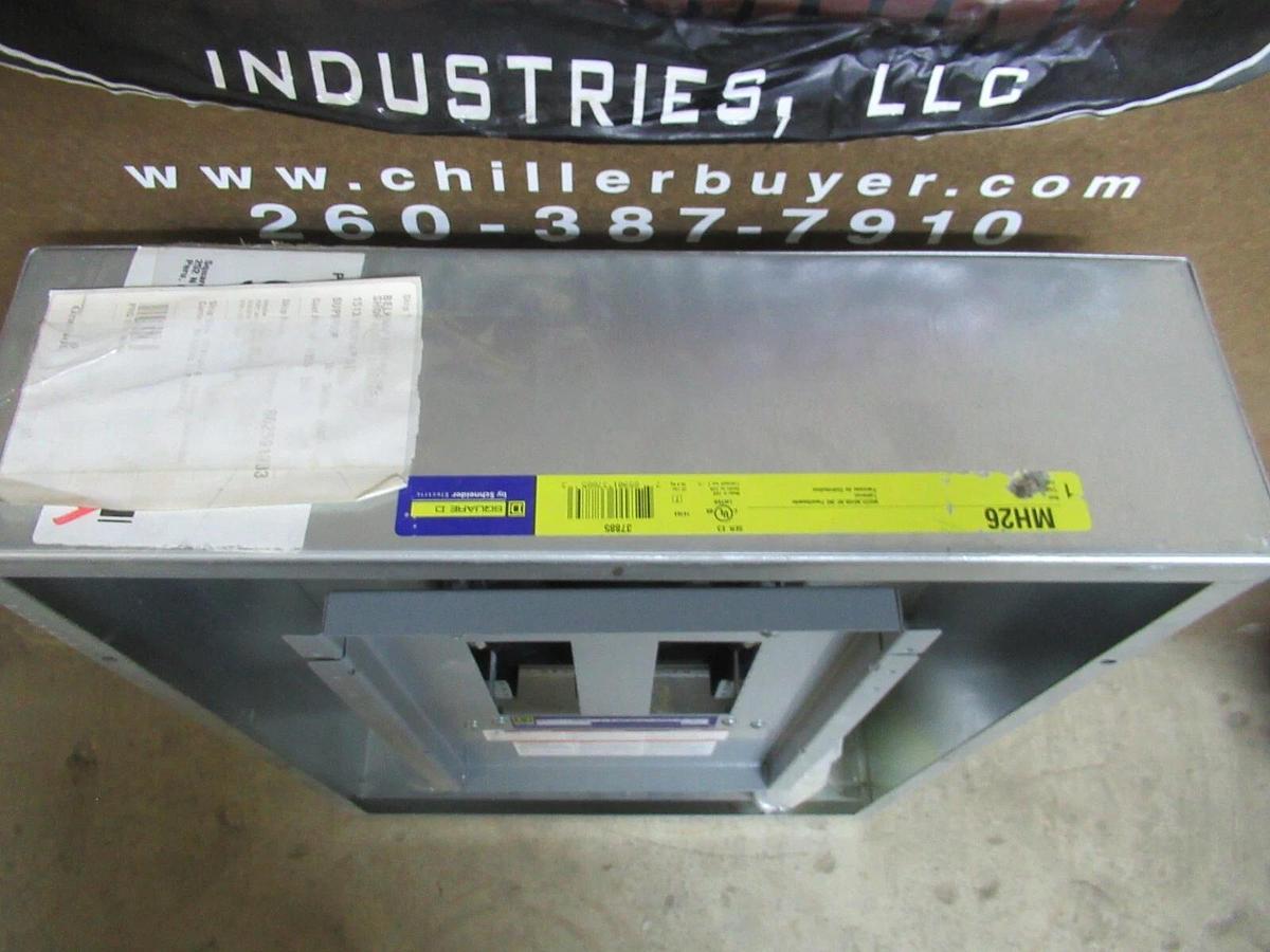 Used SQUARE D NQOD SERVICE PANEL NQ18L1 100 AMP 240 VAC SINGLE PHASE 3-WIRE