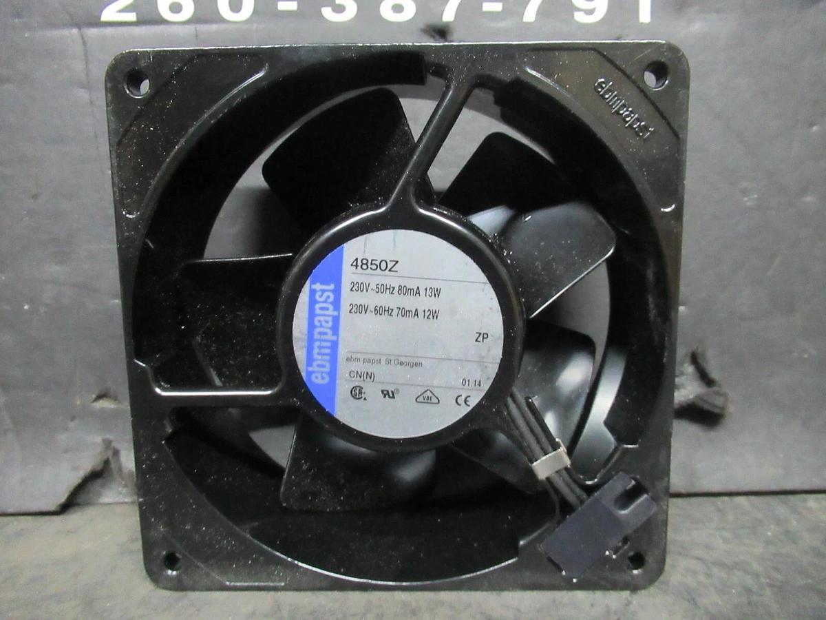 NEW SURPLUS EBMPAPST 4850Z AXIAL COOLING FAN 230 VAC 50/60 HZ 70/80 mA 12/13 W