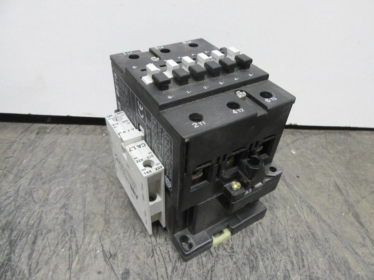 Used ABB CONTACTOR BE75 600 VAC 105 AMP 50 HP 3-PHASE COIL: 24 VDC **WARRANTY**