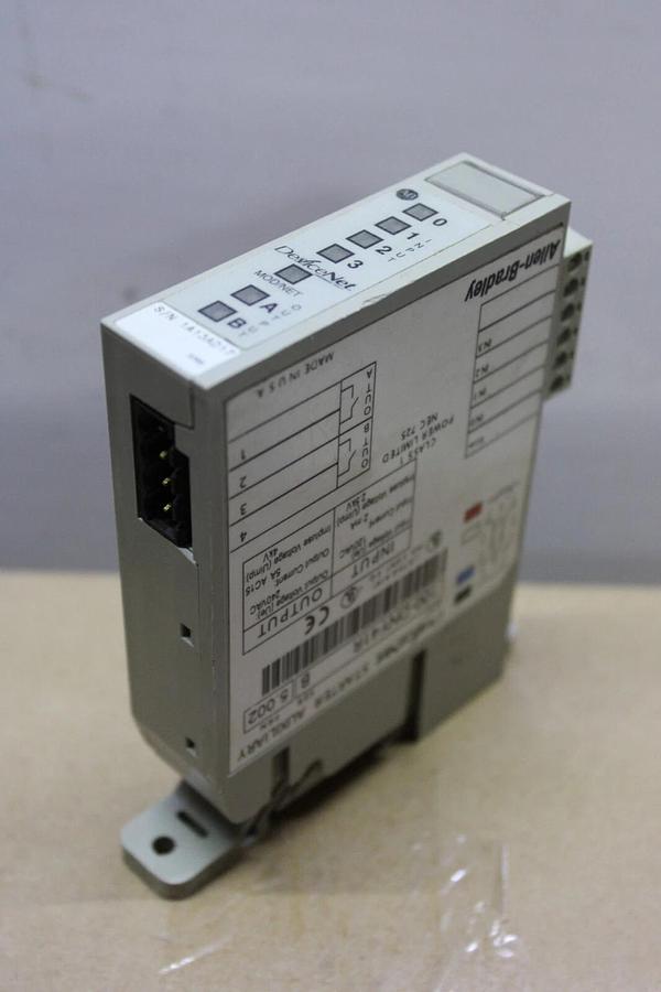 Used ALLEN BRADLEY DEVICE NET MODULE 100-DNY41R SER. B FRN. 5.002 *WARRANTY*