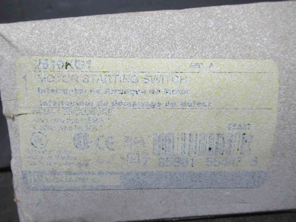 NEW SURPLUS SQUARE D FHP MANUAL MOTOR STARTER 2510KG1 ENCLOSURE TYPE 1 10 HP