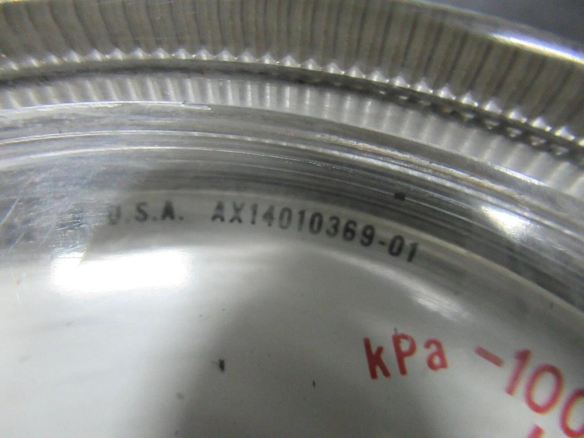 Used US AIR PRESSURE GAUGE AX14010369-01 200 kPA / 30 PSI **WARRANTY INCLUDED**