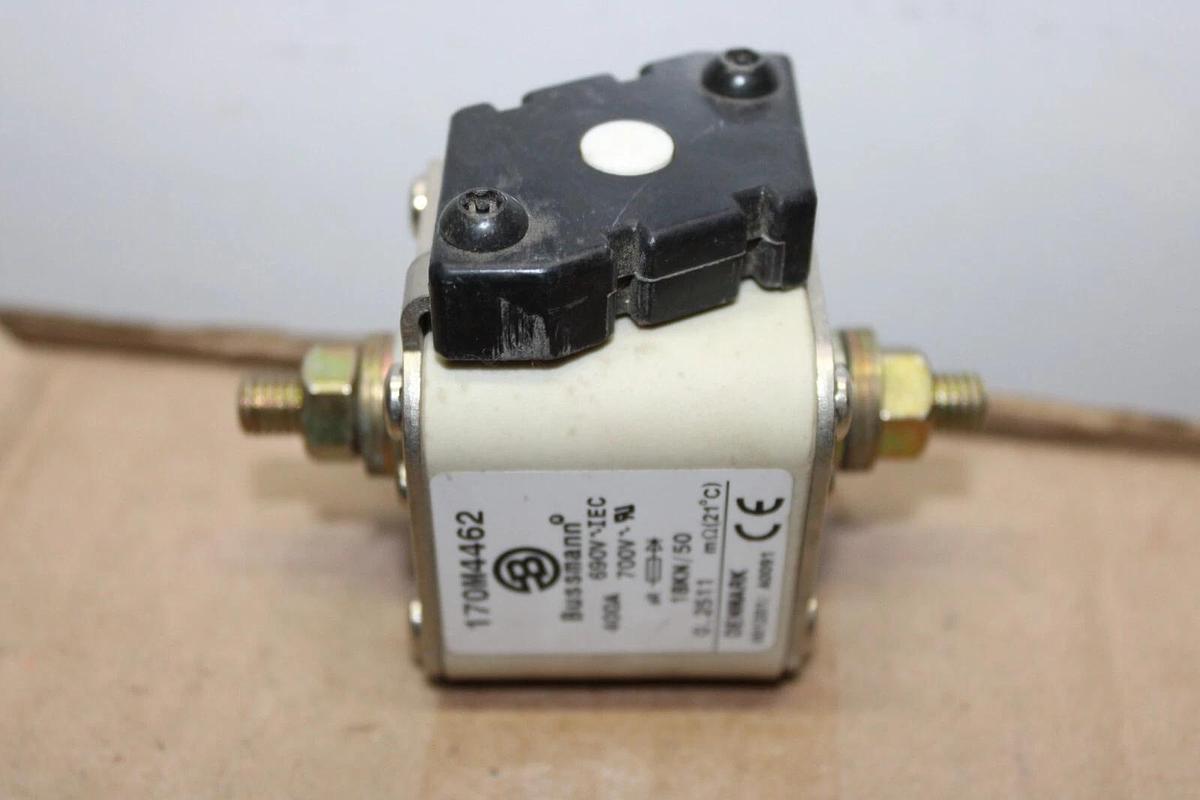 Used BUSSMANN SQUARE BODY FUSE 170M4462 400 AMP 700 VAC **WARRANTY INCLUDED**