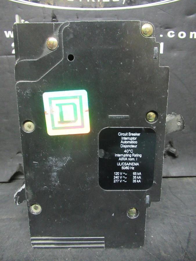 Used SQUARE D SINGLE POLE BREAKER EGB14020 20 AMP 277 VAC **WARRANTY INCLUDED**