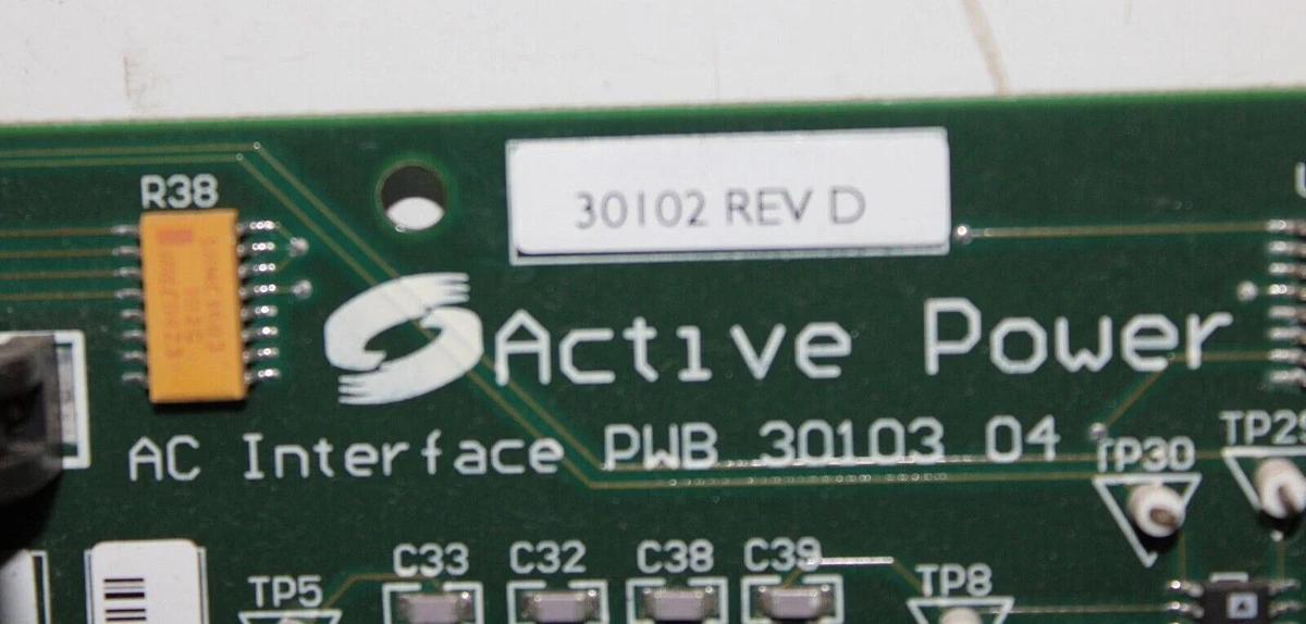 Used ACTIVE POWER AC INTERFACE BOARD 30102 REV. D 30103-04 **WARRANTY INCLUDED**