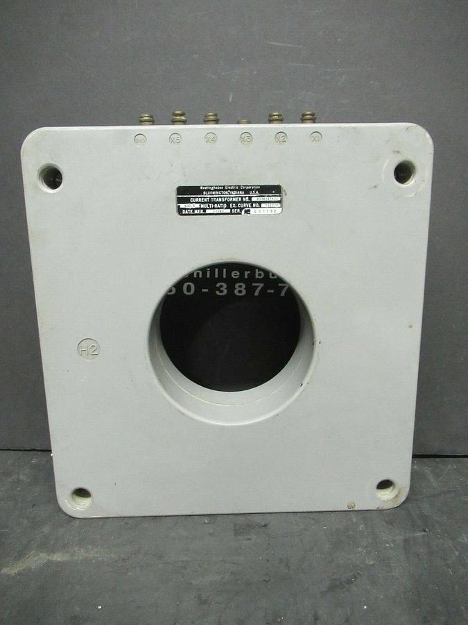 WESTINGHOUSE CURRENT TRANSFORMER 803B347A01 RATIO: 600:5 A