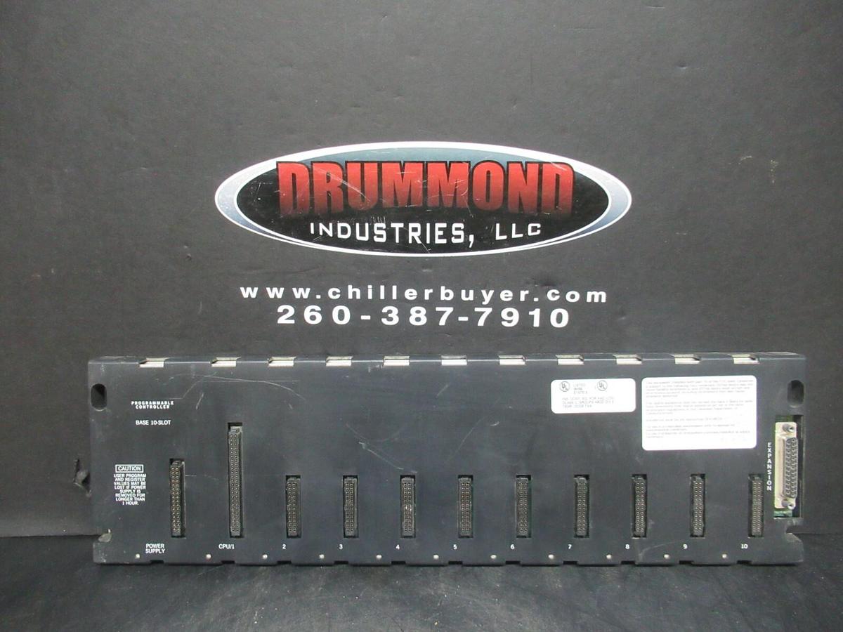 Used GE FANUC PROGRAMMABLE 10 SLOT BASE IC693CHS391G **WARRANTY INCLUDED**