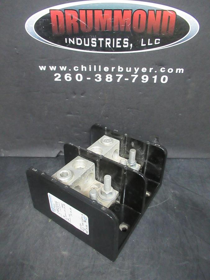 Used MARATHON TWO POLE POWER DISTRIBUTION BLOCK 1452205 1452599 600 VOLT 760 AMP