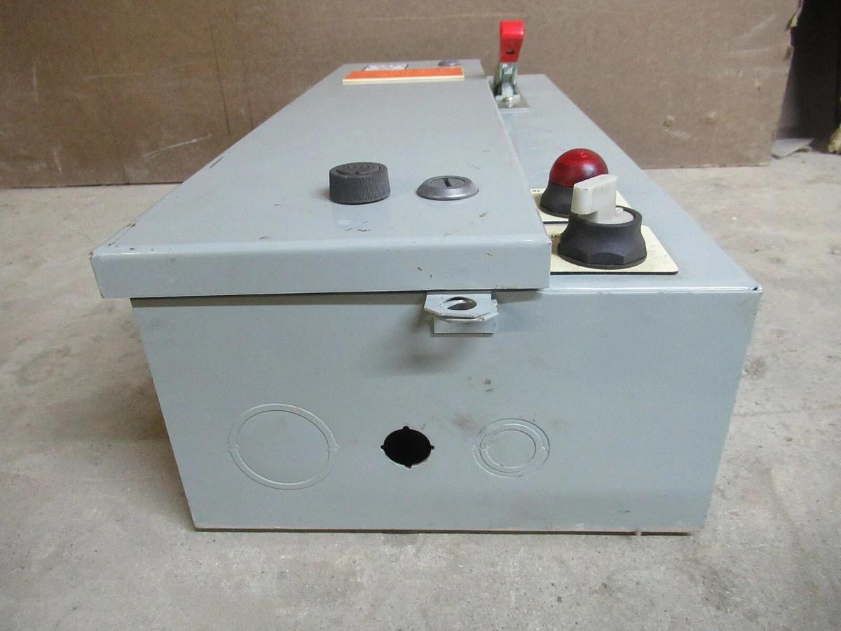 Used WESTINGHOUSE COMBINATION STARTER A204S2AHA-BJ2LT SIZE: 2 25 HP 600 VAC